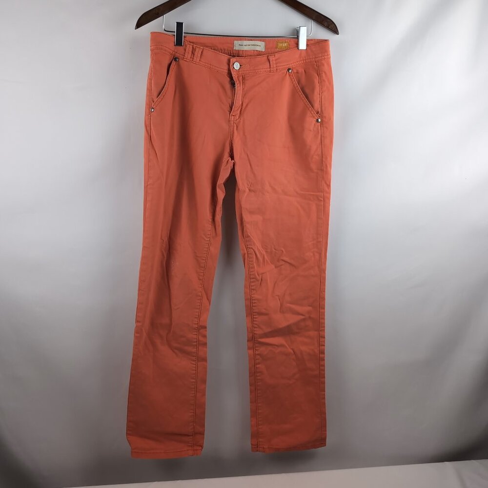 Pilcro and the Letter Press Women's No. 28 Pink/Salmon Chinos/Khakis, Size 28